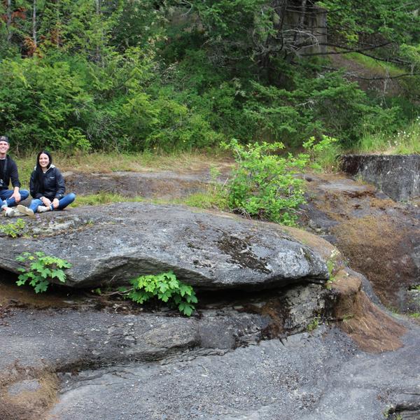 Alisha Pierce in the Mount Arrowsmith Biosphere Reserve