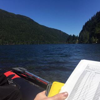 Bathymetric Mapping on Cameron Lake 2
