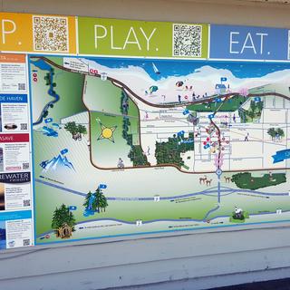 Finding the way in Qualicum Beach.