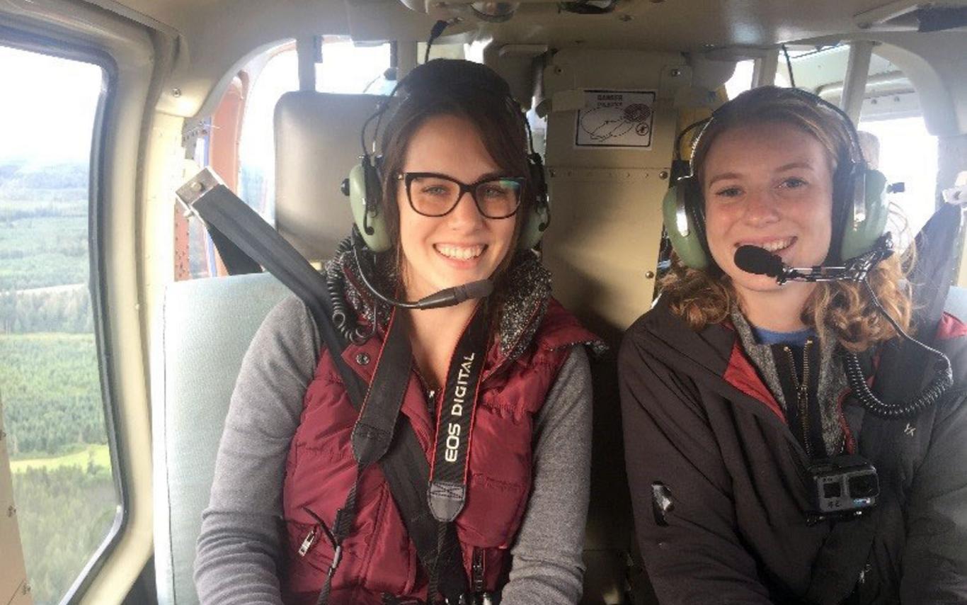 Larissa and Kidston ready for take off.