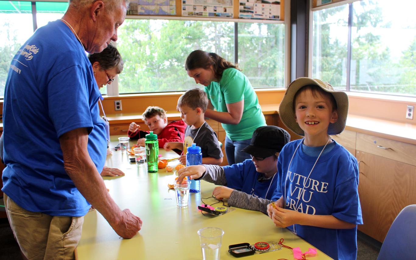 Creating their own compasses.