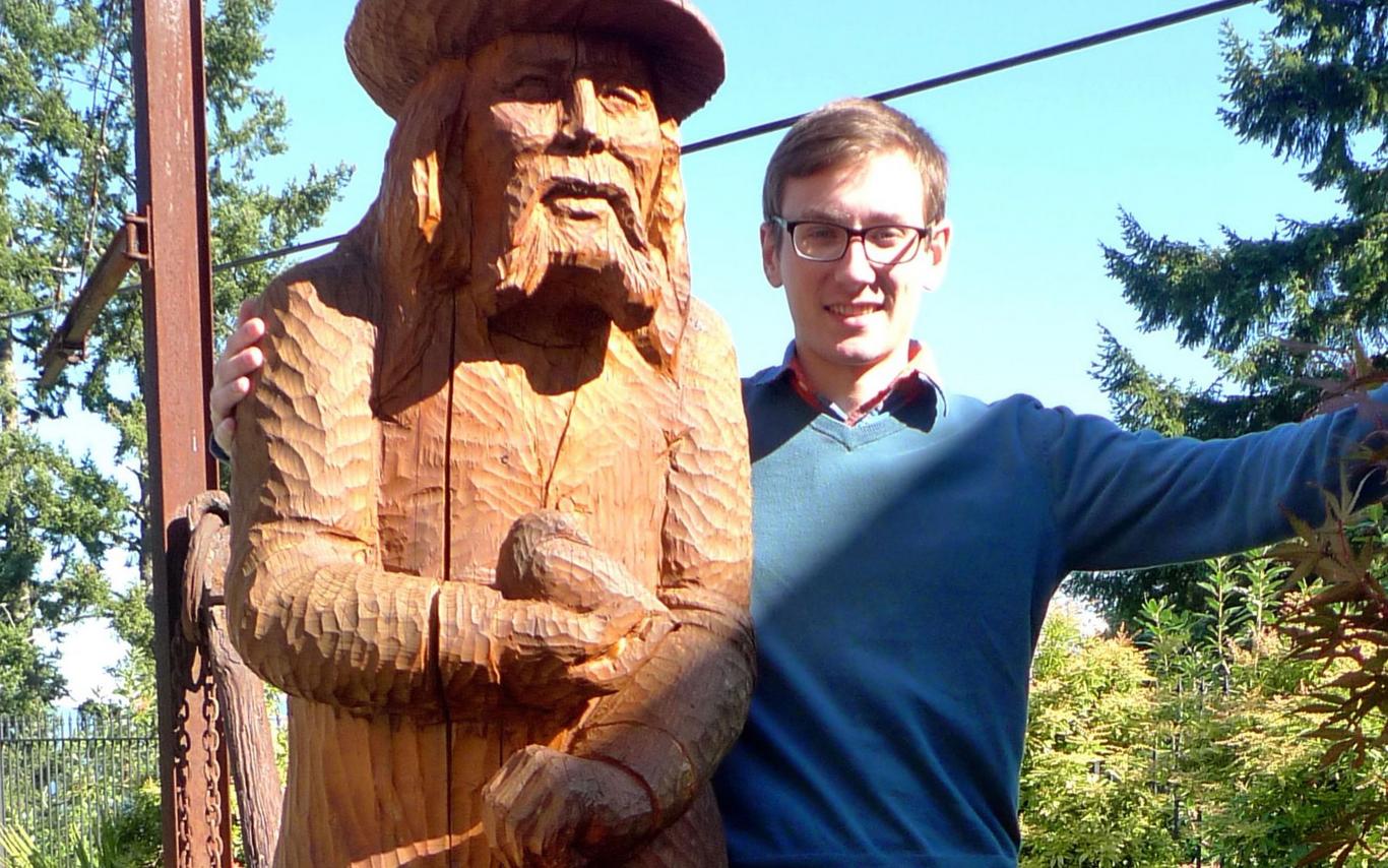 Working at the Qualicum Beach Museum 1